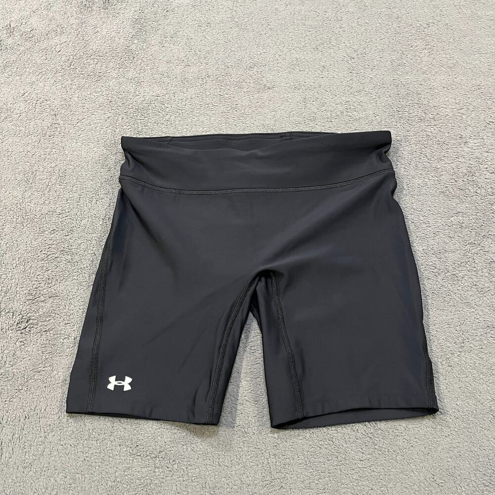 Under Armour Black Athletic Workout Compression Shorts Women’s Size Medium